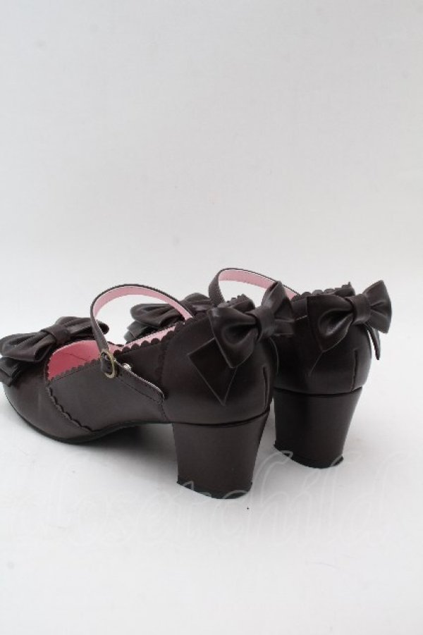 画像3: BABY,THE STARS SHINE BRIGHT / アンティークリボンシューズ M ブラウン S-26-03-28-006-BA-SH-HR-ZS (3)