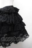 画像3: FRILL / 総レースティアードスカート  黒 S-26-03-28-054-HN-SK-HR-ZS (3)
