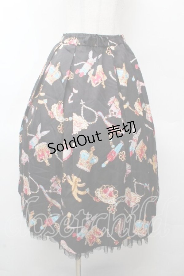 画像1: Jane Marple / The toy boxドレススカート  黒 S-26-03-28-056-JM-SK-AS-ZS (1)