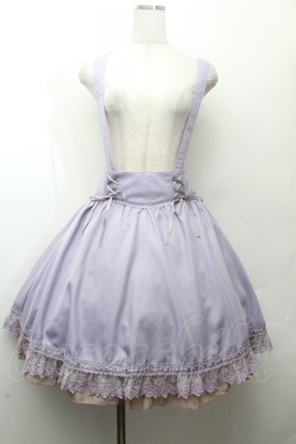 画像1: axes femme POETIQUE / サイド編み下げスカート  ラベンダー S-26-03-28-057-AX-SK-HR-ZS (1)