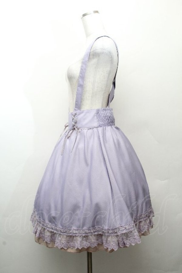 画像2: axes femme POETIQUE / サイド編み下げスカート  ラベンダー S-26-03-28-057-AX-SK-HR-ZS (2)