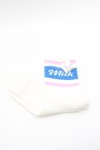 画像2: MILK / ロゴソックス  白 S-26-03-28-001-ML-ZA-AS-ZS (2)