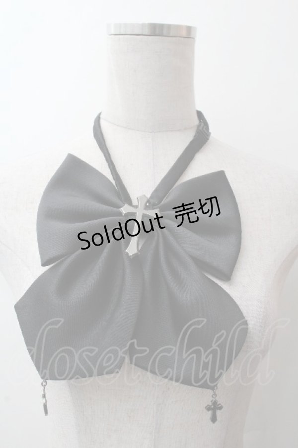 画像1: BPN / リボンタイ  黒 S-26-03-28-009-GO-AC-AS-ZS (1)