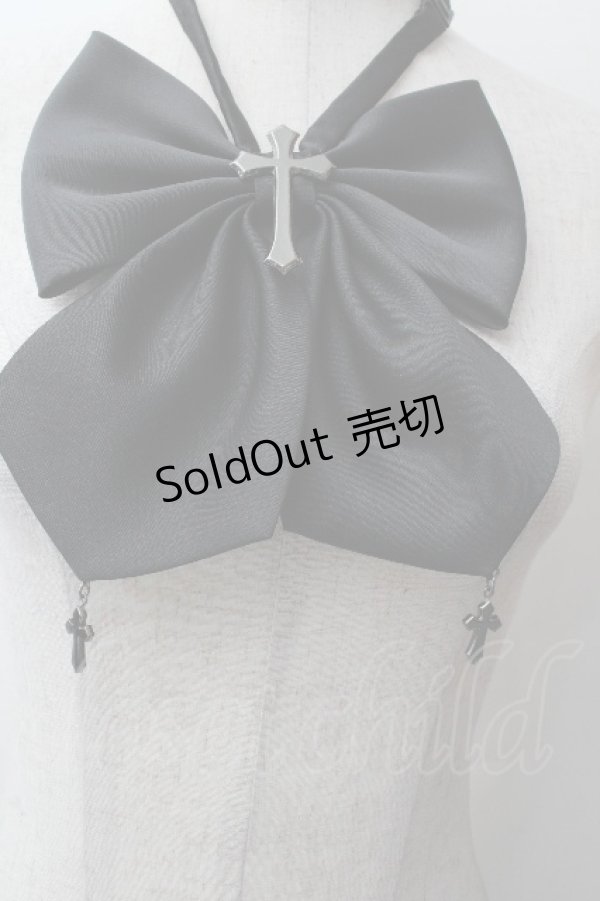 画像2: BPN / リボンタイ  黒 S-26-03-28-009-GO-AC-AS-ZS (2)