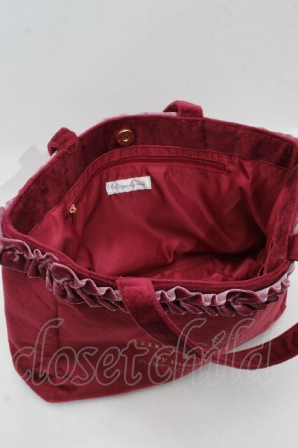 画像2: m petit by misako / トートバッグ  ワイン S-26-03-28-012-0-BG-HR-ZS (2)