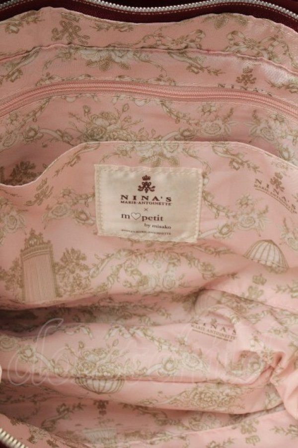 画像4: m petit by misako / AM*キルティングトートバッグ  赤 S-26-03-28-013-LO-BG-HR-ZS (4)