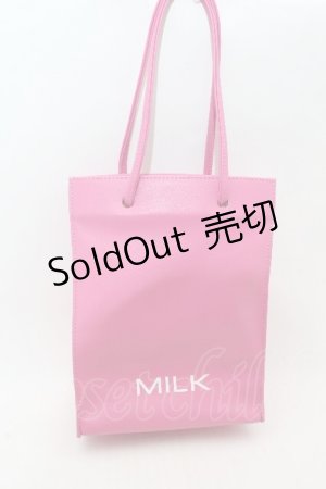 画像: MILK / レザー petie BAG  ピンク S-26-03-28-014-ML-BG-AS-ZS