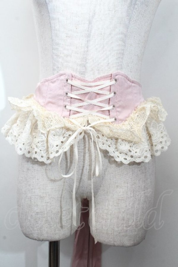 画像1: Hoshibako Works / アイシング・フリル　コルセット  ピンク S-26-03-28-018-LO-TO-AS-ZS (1)