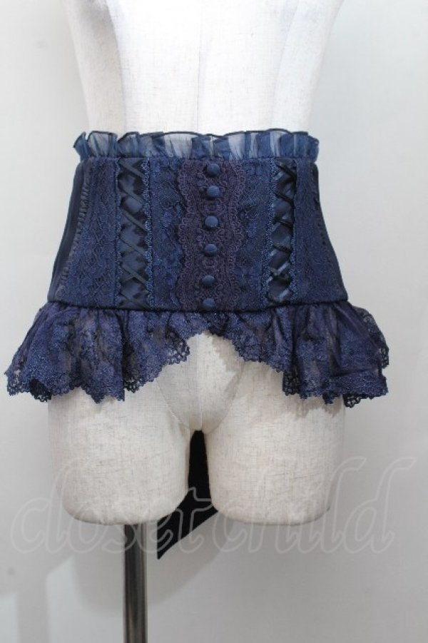 画像1: Hoshibako Works / ミッドナイトスターコルセット L 紺 S-26-03-28-019-LO-ZA-AS-ZS (1)