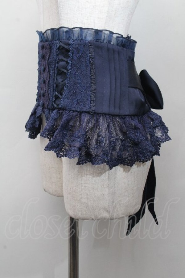 画像2: Hoshibako Works / ミッドナイトスターコルセット L 紺 S-26-03-28-019-LO-ZA-AS-ZS (2)