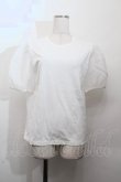 画像1: Jane Marple / チュール袖Tシャツ  白 S-26-03-28-020-JM-TS-AS-ZS (1)