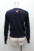 画像3: Jane Marple / Our courageエンブロイダリーカーディガン  紺 S-26-03-28-027-JM-JA-AS-ZS (3)