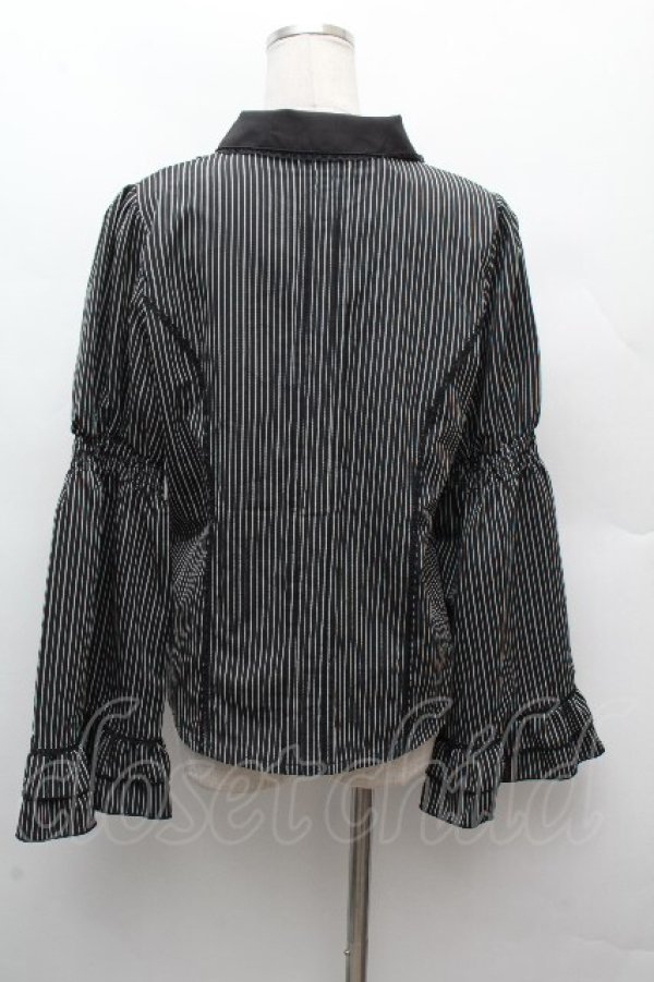 画像3: axes femme / クロスローズ刺繍ブラウス  黒 S-26-03-28-031-AX-BL-AS-ZS (3)