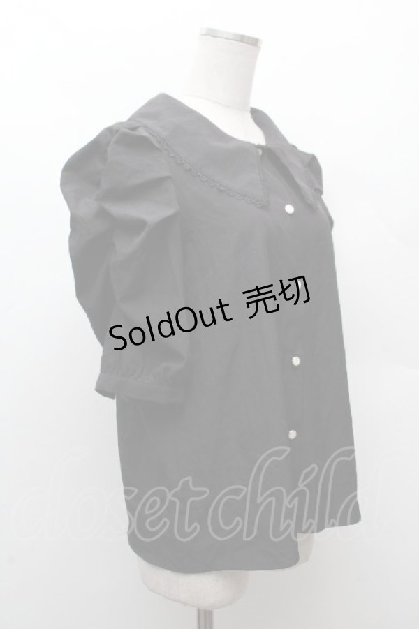 画像2: LOLITA / ブラウス  黒 S-26-03-28-032-LO-BL-AS-ZS (2)