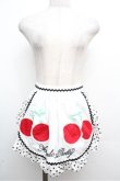 画像1: Angelic Pretty / Delicious Cherryエプロン  黒 S-26-03-29-1001-AP-SK-SZ-ZS (1)