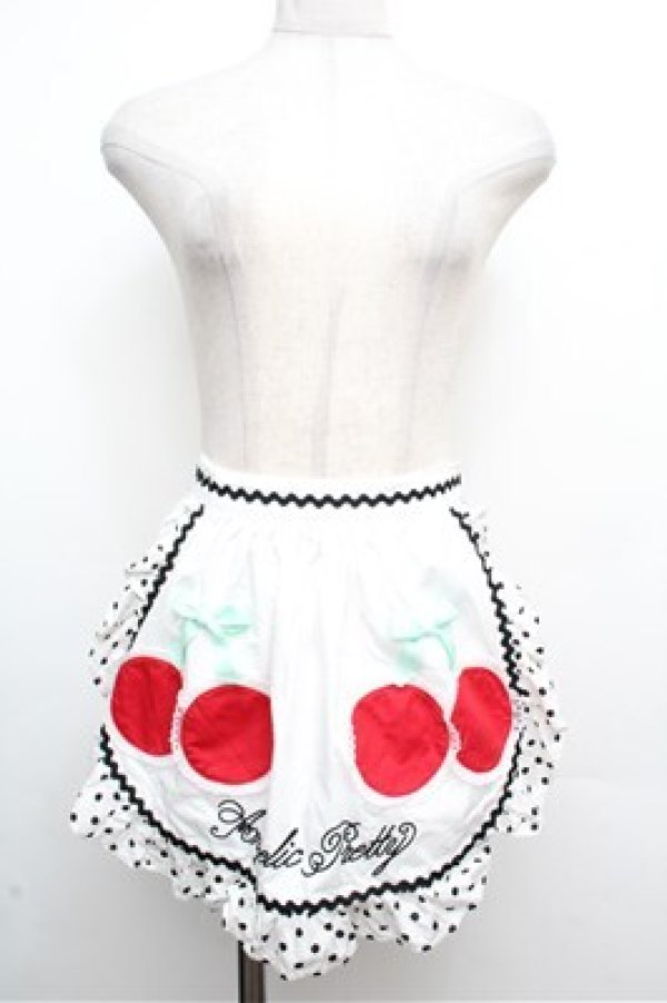 画像1: Angelic Pretty / Delicious Cherryエプロン  黒 S-26-03-29-1001-AP-SK-SZ-ZS (1)