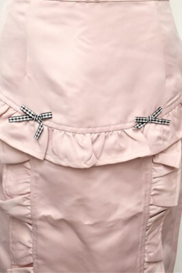 画像4: Honey Cinnamon / フリルタイトスカート F ピンク S-26-03-29-1028-LO-SK-OW-ZS (4)