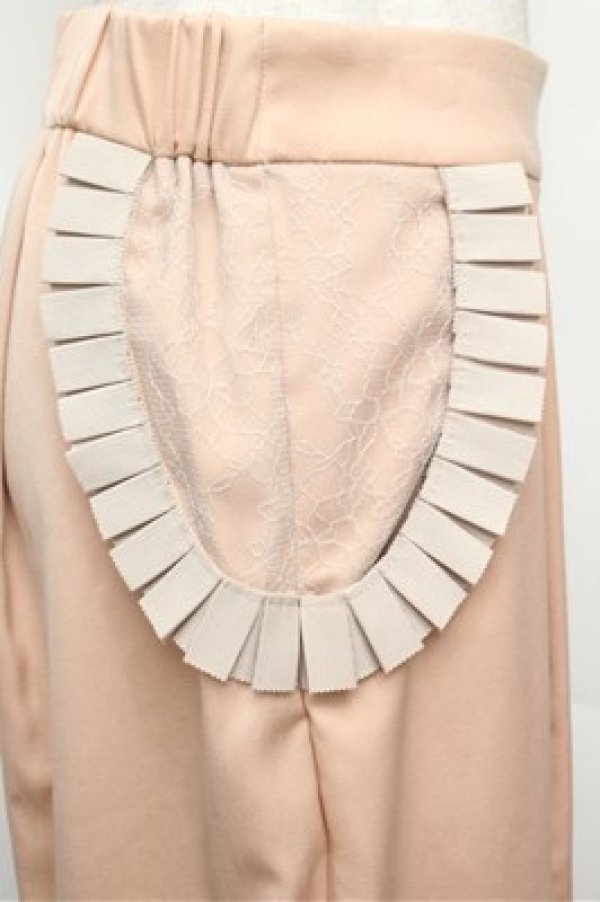 画像4: abilletage / フリルワイドパンツ  ピンク S-26-03-29-1029-GO-PA-AS-ZS (4)