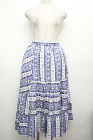 画像: Jane Marple Dans Le Salon / Autumn gardenスウィッチングスカート  ラベンダー S-26-03-29-1030-JM-SK-HR-ZS