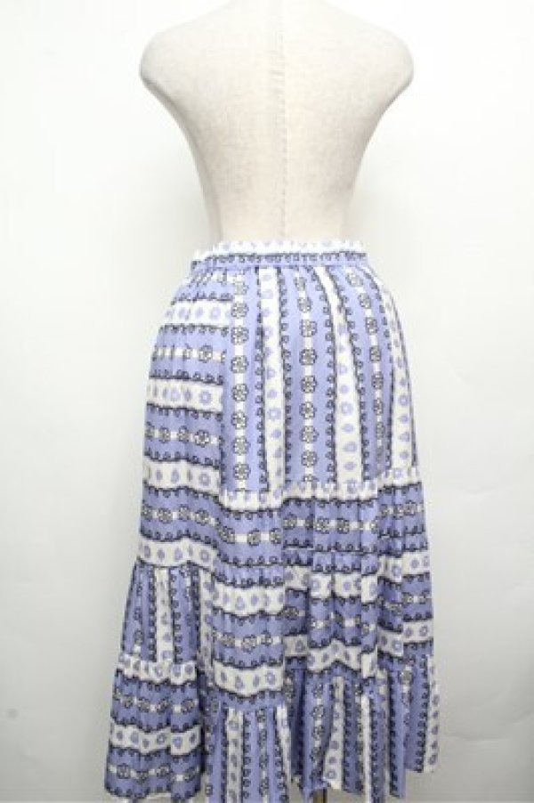 画像2: Jane Marple Dans Le Salon / Autumn gardenスウィッチングスカート  ラベンダー S-26-03-29-1030-JM-SK-HR-ZS (2)