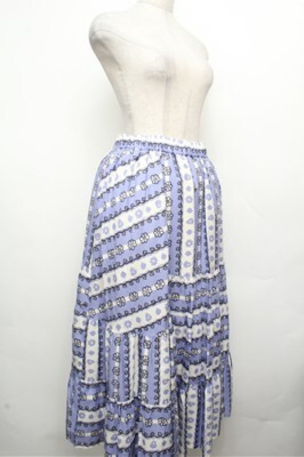 画像3: Jane Marple Dans Le Salon / Autumn gardenスウィッチングスカート  ラベンダー S-26-03-29-1030-JM-SK-HR-ZS (3)