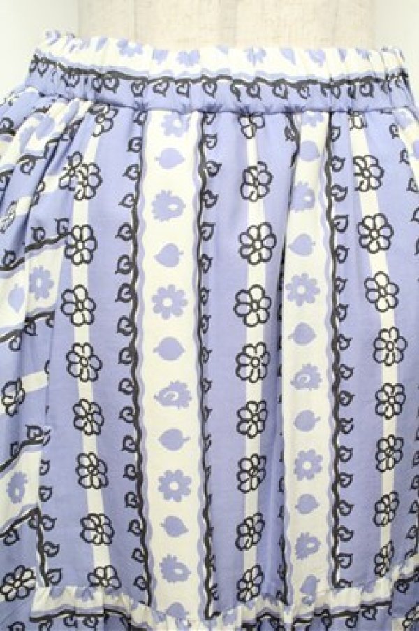 画像4: Jane Marple Dans Le Salon / Autumn gardenスウィッチングスカート  ラベンダー S-26-03-29-1030-JM-SK-HR-ZS (4)