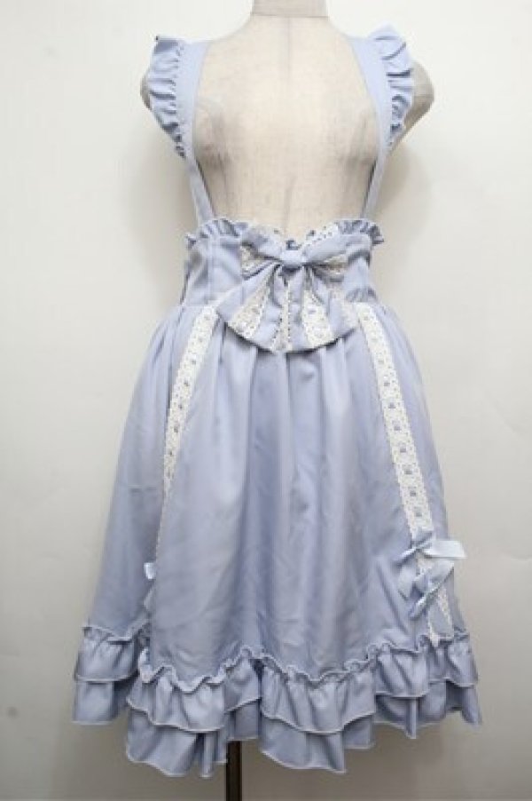 画像1: Amavel / Dreamy Ribbon Wrappingフリルスカート  サックス S-26-03-29-1031-CA-SK-HR-ZS (1)