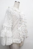 画像3: BABY,THE STARS SHINE BRIGHT / Princess Lacy Bouquetブラウス  白 S-26-03-29-1006-BA-TO-HR-ZS (3)