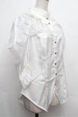 画像3: 星箱Works / ミッドナイトスターオフショルダー半袖ブラウス  白 S-26-03-29-1007-0-BL-HR-ZS (3)