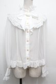 画像1: Angelic Pretty / シフォン切替ピンタックブラウス  白 S-26-03-29-1008-AP-BL-HR-ZS (1)