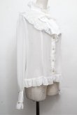 画像3: Angelic Pretty / シフォン切替ピンタックブラウス  白 S-26-03-29-1008-AP-BL-HR-ZS (3)