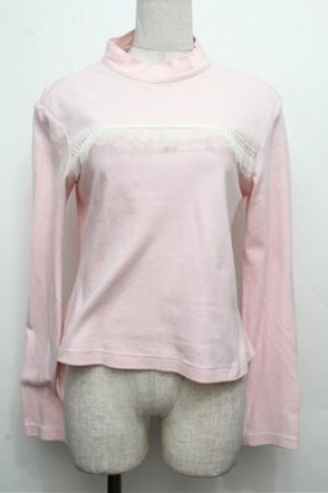 画像: metamorphose / チュール切替トップス  ピンク S-26-03-29-1012-ME-TO-HR-ZS