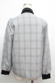 画像2: MA*RS / グレンチェックブラウス  グレー S-26-03-29-1017-EL-OP-AS-ZS (2)