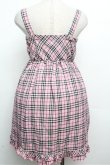 画像2: Tralala / タータンチェックキャミワンピース  ピンク S-26-03-29-1022-LO-OP-AS-ZS (2)