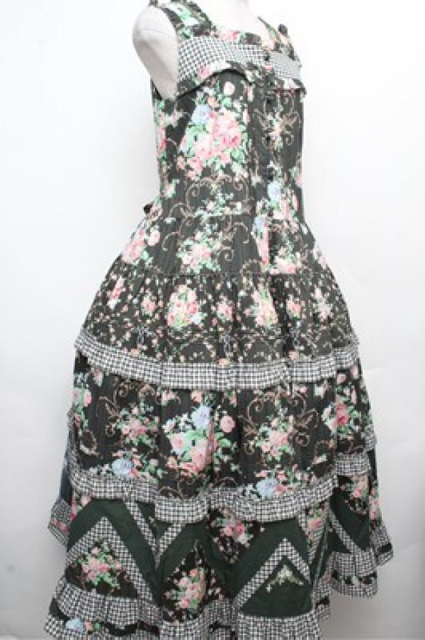 画像3: Surfacespell / Dreamland前開きジャンパースカート  グリーン S-26-03-29-1023-LO-OP-AS-ZS (3)