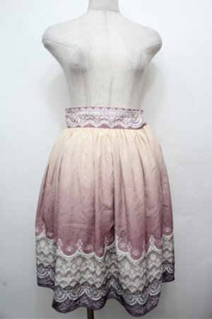 画像: Angelic Pretty / レースピンタックスカート  ピンク S-26-03-29-1026-AP-SK-AS-ZS