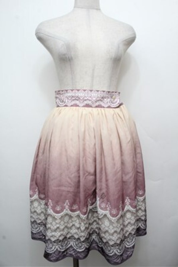 画像1: Angelic Pretty / レースピンタックスカート  ピンク S-26-03-29-1026-AP-SK-AS-ZS (1)