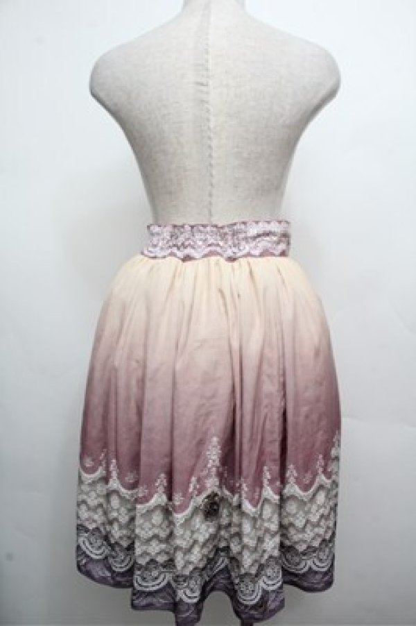 画像2: Angelic Pretty / レースピンタックスカート  ピンク S-26-03-29-1026-AP-SK-AS-ZS (2)