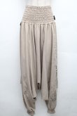画像1: Ozz Croce / ハイウエストサルエルパンツ  ベージュ S-26-04-01-027-OO-PA-HR-ZS (1)
