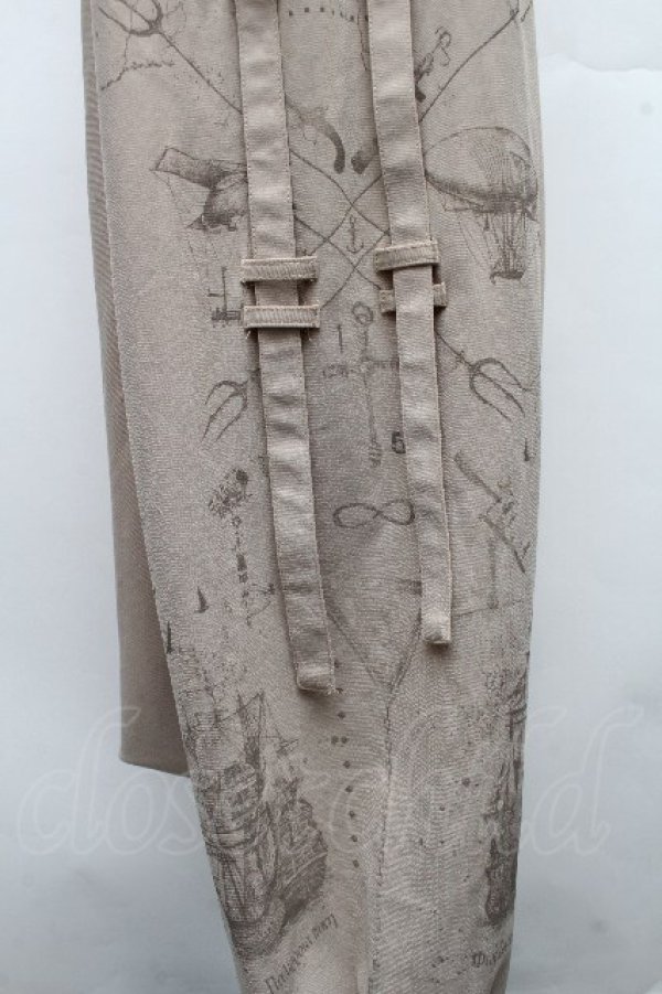 画像4: Ozz Croce / ハイウエストサルエルパンツ  ベージュ S-26-04-01-027-OO-PA-HR-ZS (4)