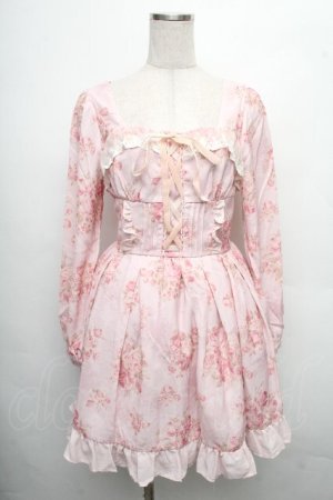 画像: LIZ LISA / ブーケ花柄ワンピース 0 ピンク S-26-04-01-003-LO-OP-SZ-ZS