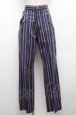 画像: ALICE and the PIRATES / ヘラルディックレジメンタルパンツ MEN'S 紺 S-26-04-01-040-PA-PA-SZ-ZS