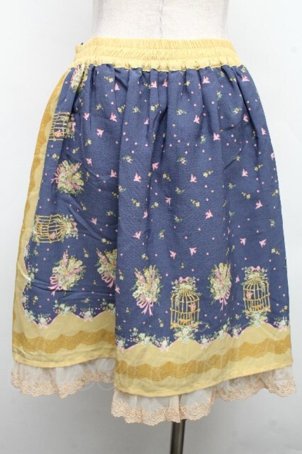 画像2: axes femme / スカート  紺 S-26-04-01-1004-AX-SK-AS-ZS (2)