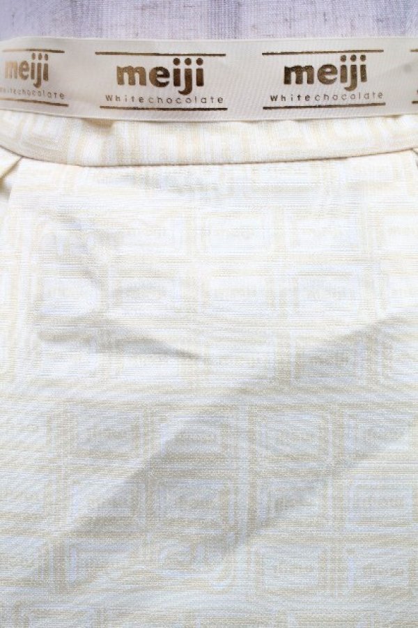 画像3: axes femme POETIQUE / 明治ミルクチョコレートスカート  イエロー S-26-04-01-1002-AX-SK-HR-ZS (3)