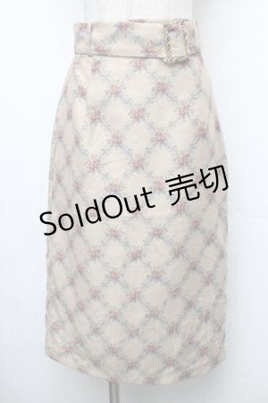 画像: axes femme / フラワープリントスカート M イエロー S-26-04-01-1003-AX-SK-SZ-ZS