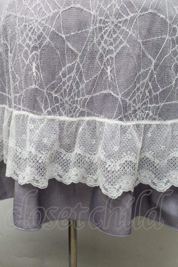 画像3: axes femme POETIQUE / ダークロマンスロングスカート M グレー S-26-04-01-1025-AX-SK-SZ-ZS (3)