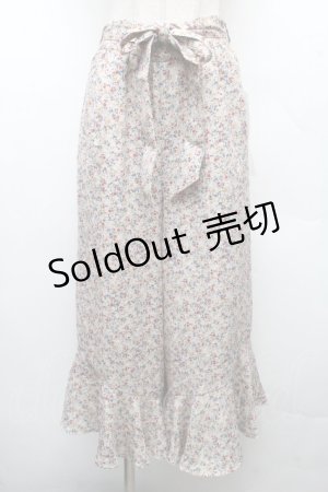 画像: axes femme / 裾フリルガウチョパンツ  ベージュ S-26-04-01-1026-AX-PA-AS-ZS