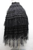 画像2: axes femme POETIQUE / ティアードフリルロングスカート M 黒 S-26-04-01-1030-AX-SK-SZ-ZS (2)