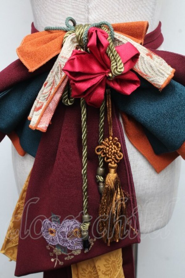 画像2: Ozz oneste / 和布付け帯【かくりよの宿飯/葵モデル】   S-26-04-01-001-OO-ZA-HR-ZS (2)