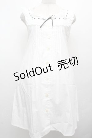 画像: MILK / アイレットレースワンピース  白 S-26-04-02-031-ML-OP-AS-ZS